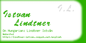 istvan lindtner business card