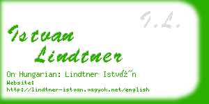 istvan lindtner business card